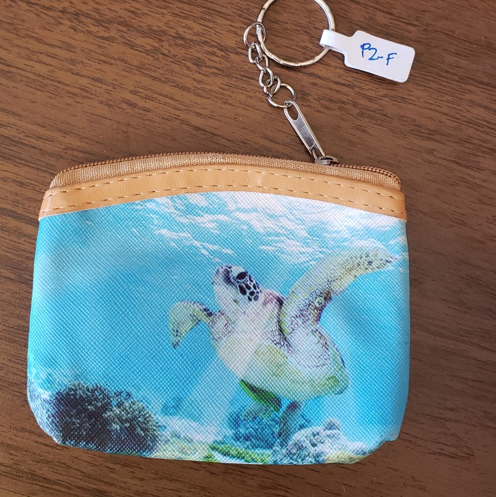 Turtle coin purse #P2-F